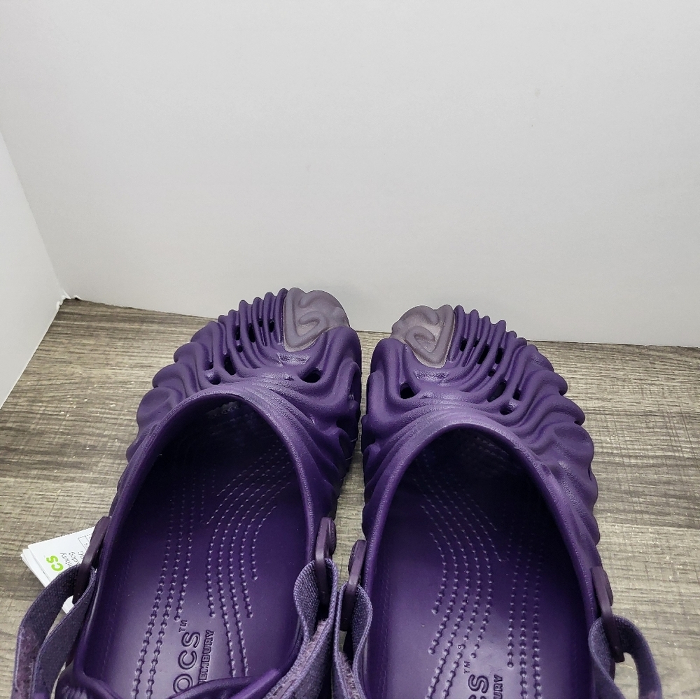 Crocs x Salehe Bembury Pollex Clog Purple 207393-5BC Men’s Size 10 New - Picture 6 of 8